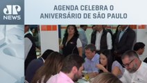 Tarcísio e Ricardo Nunes almoçam no Bom Prato em São Paulo