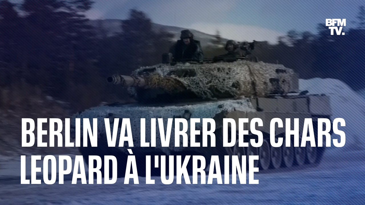 Berlin donne enfin son feu vert à la livraison de chars Leopard à l’Ukraine