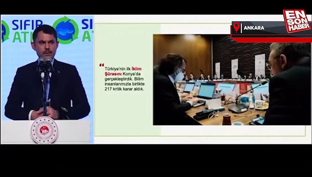 Murat Kurum: Şu anda yaşadığımız meteorolojik bir kuraklık