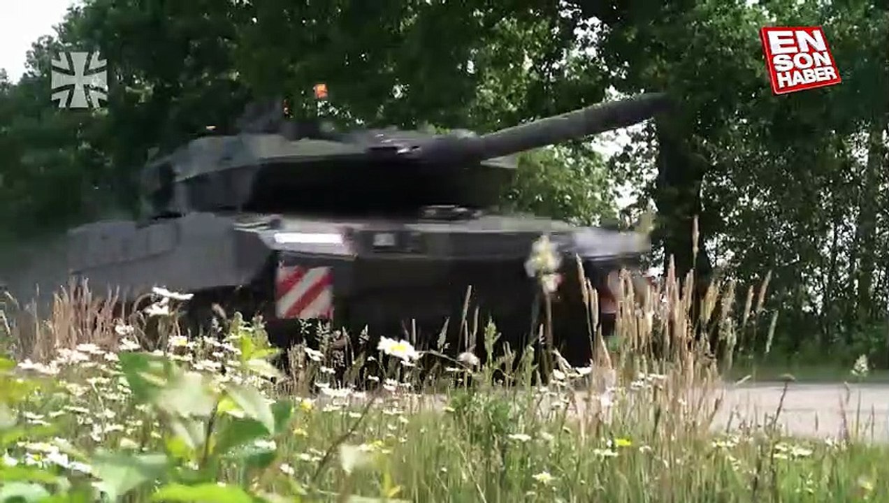 Alman yapımı Leopard 2 tankı
