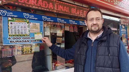 Para üstü olarak aldığı 'Kazı Kazan'dan, 4 milyon lira çıktı