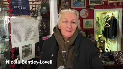 Antique shop owner talks about how shop crime is blighting business