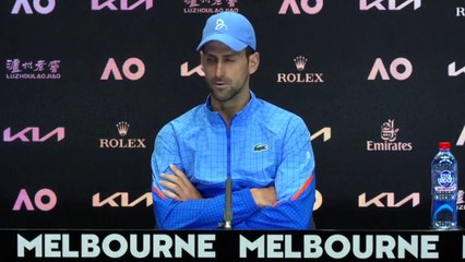 Open d'Australie 2023 - Novak Djokovic : "Fair reporting is such a broad subject. It's very relative. It's difficult to determine what is the right way"