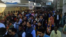 Video...शिखरजी की 7 दिवसीय यात्रा पर रवाना हुए 1500 यात्री