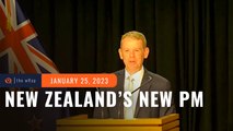 New Zealand’s Chris Hipkins sworn in as prime minister