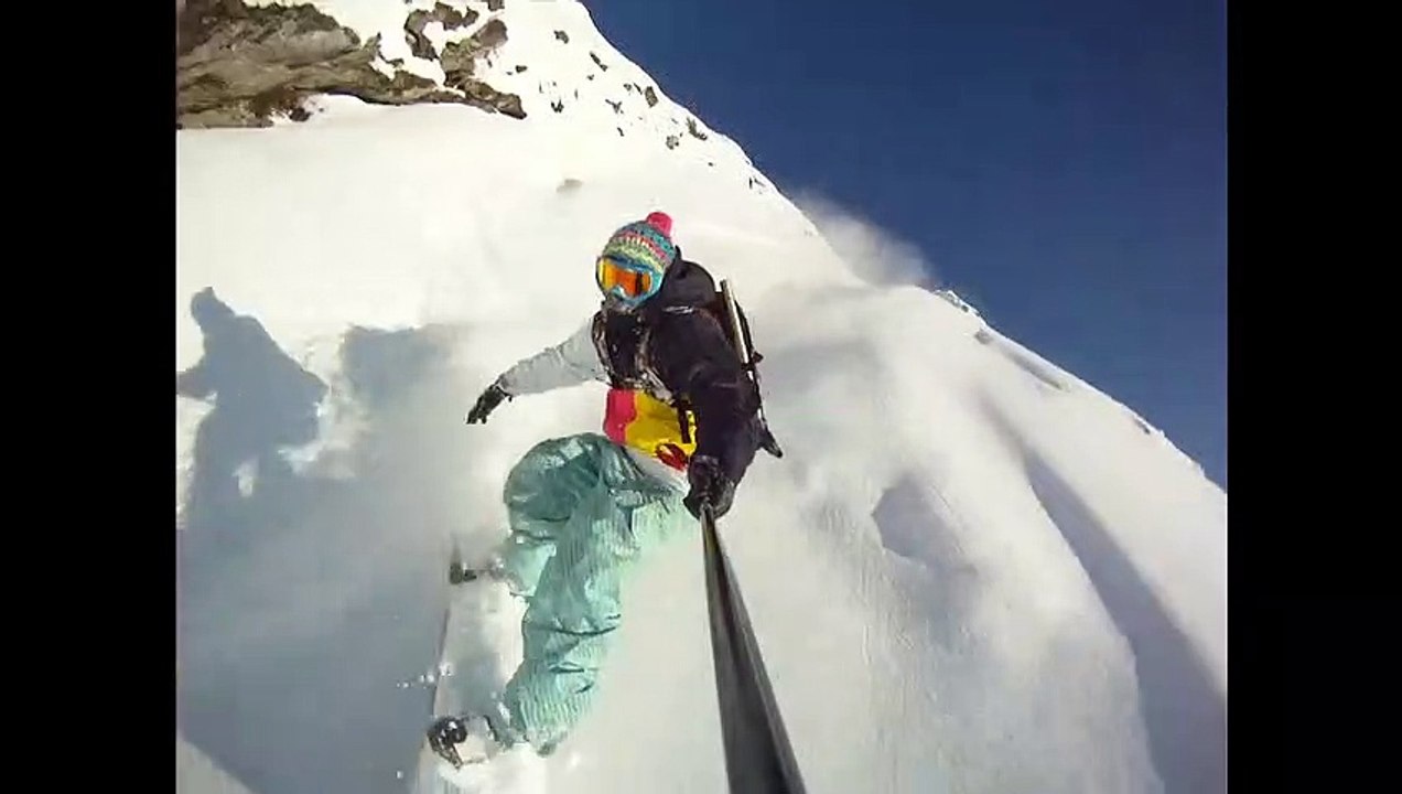 GoPro HD HERO camera: Snowboarding with the Pole Cam Mount