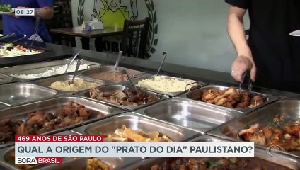 Qual a origem do "prato do dia" paulistano? 25/01/2023 12:21:21