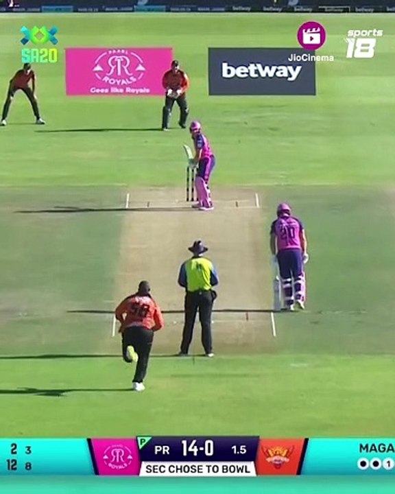 Brydon Carse takes an absolute stunner to dismiss Jos Buttler - SA20 _ JioCi_Full-HD