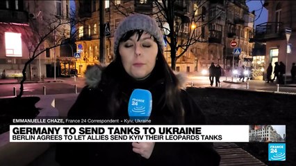 Zelensky tells Scholz 'sincerely grateful' for German tanks
