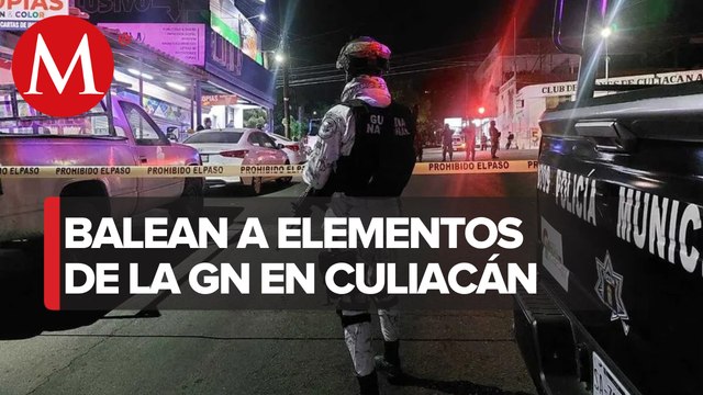 Pistoleros agreden a elementos de la Guardia Nacional en Culiacán