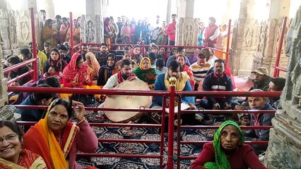 Video...जगदीश मंदिर में बुधवार को रंग पंचमी पर्व मनाया गया