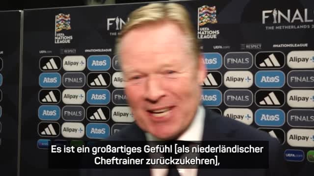 Koeman über nati-comeback: "großartiges gefühl"