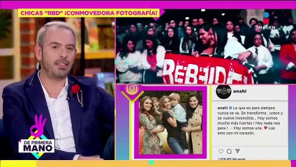 Las chicas RBD en conmovedora foto con sus hijos