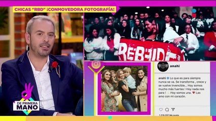 Las chicas RBD en conmovedora foto con sus hijos