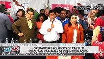 Operadores políticos de Pedro Castillo ejecutan campaña de desinformación en el extranjero