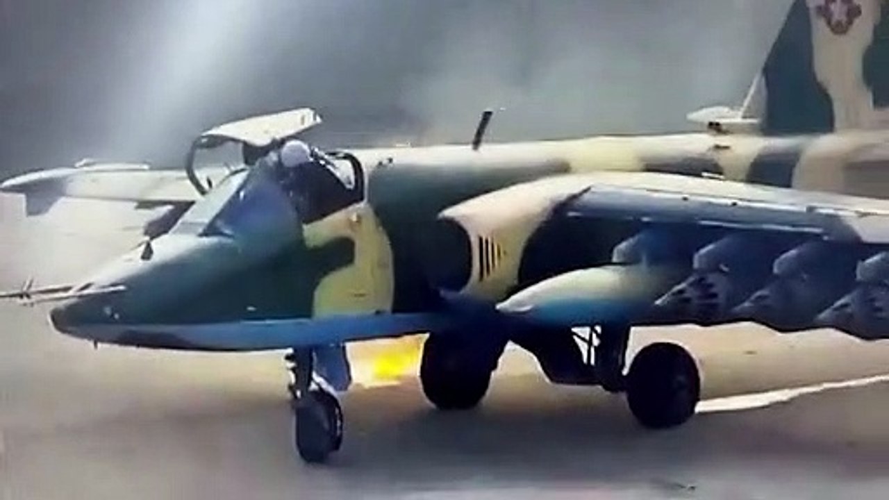 VÍDEO mostra o momento do ataque ao Su-25 do Co...
