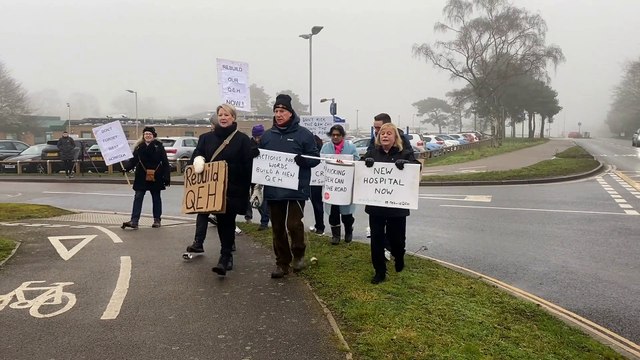 Campaigners kick the can in protest over delays to King's Lynn hospital funding announcement