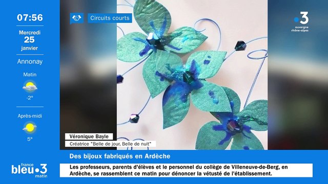 À Andance, Belle de jour, Belle de nuit, des bijoux délicats et originaux, des ateliers pour apprendre à créer