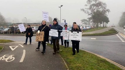 Campaigners kick the can in protest over delays to King's Lynn hospital funding announcement