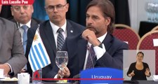 Presidente de Uruguay habla de respeto a la democracia en la cumbre de CELAC, donde se encuentra Díaz Canel.