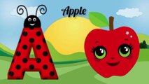 A for Apple Alphabet A to Z - ABCD Learning video - ABC Reading