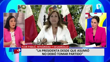 ¡EXCLUSIVO! Flor Pablo descarta posibilidad de asumir la presidencia del Congreso