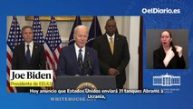 Biden anuncia el envío de 31 tanques a Ucrania
