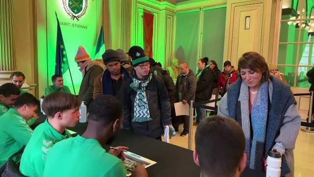 Les Verts à la rencontre de leurs supporters