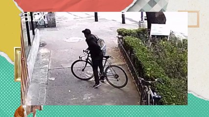 ¡Robo de bicicleta en la alcaldía Juárez quedó grabado!