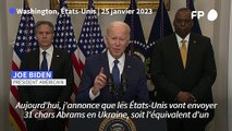 USA: Biden annonce la future livraison de 31 chars à l'Ukraine