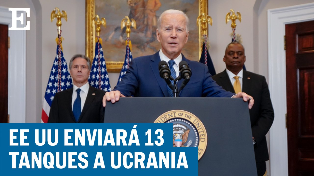Biden anuncia el envío de tanques a Ucrania