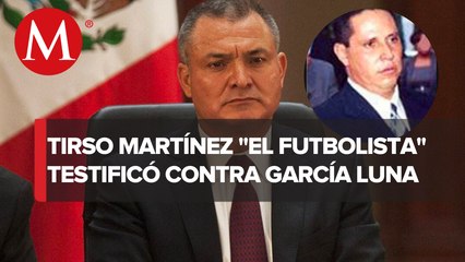 Termina testimonio de 'El Futbolista' en juicio contra García Luna