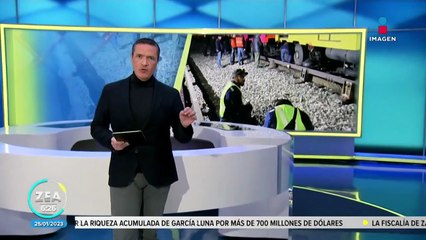 Vagón del Metro de la CDMX se ladea en las vías