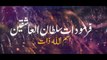 Quotes of Sultan ul Ashiqeen | Sufi Quotes In Urdu On Ism e Allah Zaat | Sufi Quotes in urdu/hindi