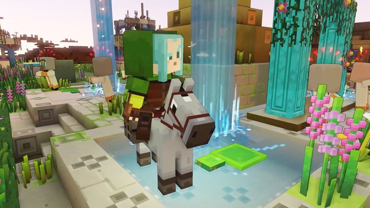 Minecraft legends: gameplay-trailer zeigt basenbau, pvp und verrät das releasedatum