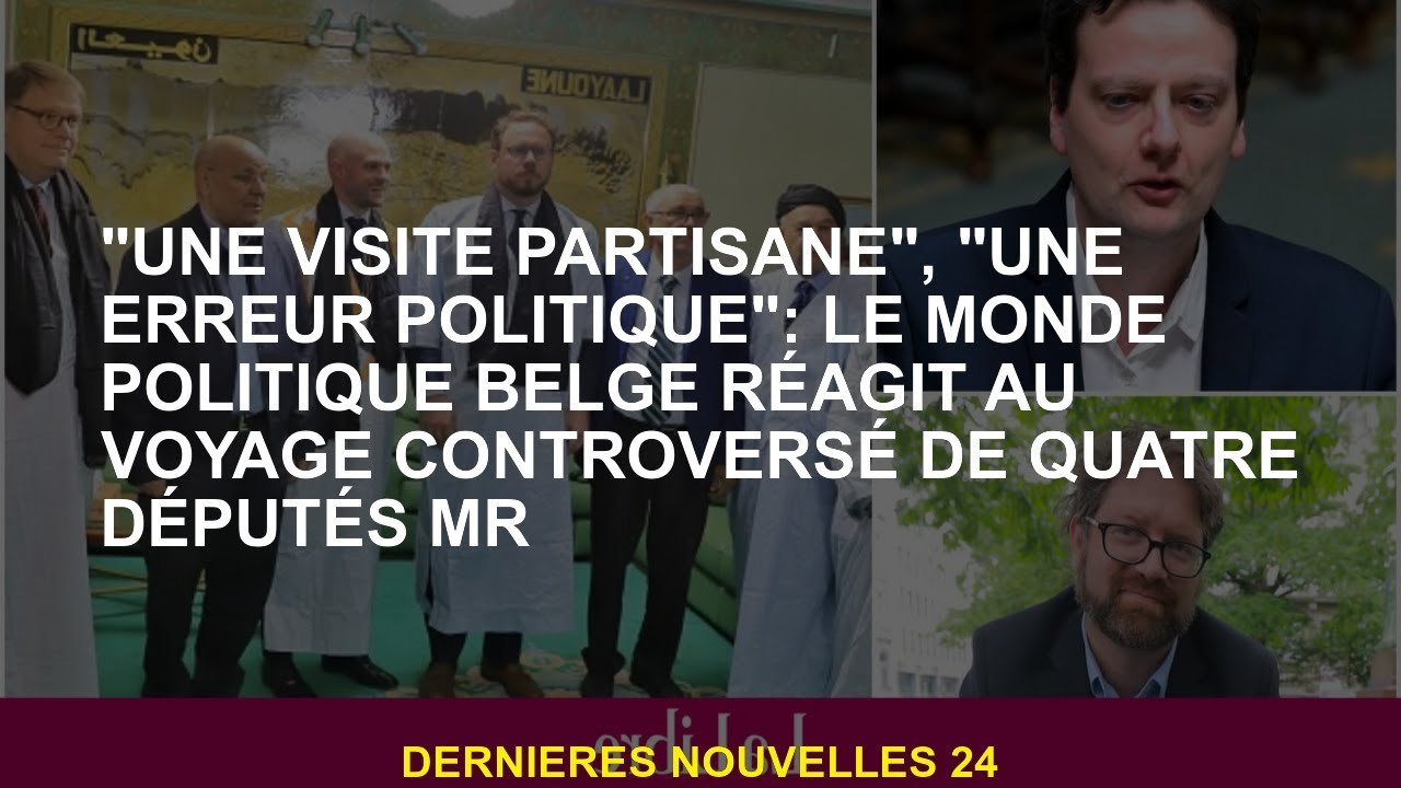 "Une visite partisane", "une erreur politique": le monde politique belge réagit au parcours controve