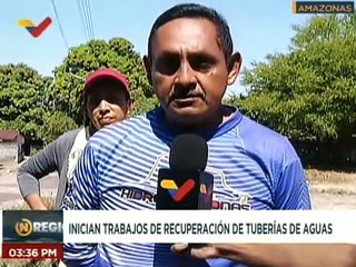 Amazonas | Realizan trabajos de recuperación de tuberías de agua  en el sector Montebello