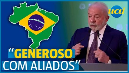 Lula: Brasil tem que ser 'generoso com aliados'