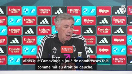 Ancelotti : "Un duo Tchouaméni/Camavinga, c'est une bonne idée pour l'avenir"