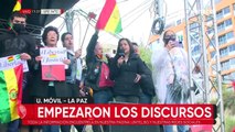 Cabildo Nacional en La Paz se inició entonando el Himno Nacional