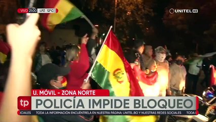 Tras cabildo, contingente policial impidió bloqueo en la zona norte de Cochabamba