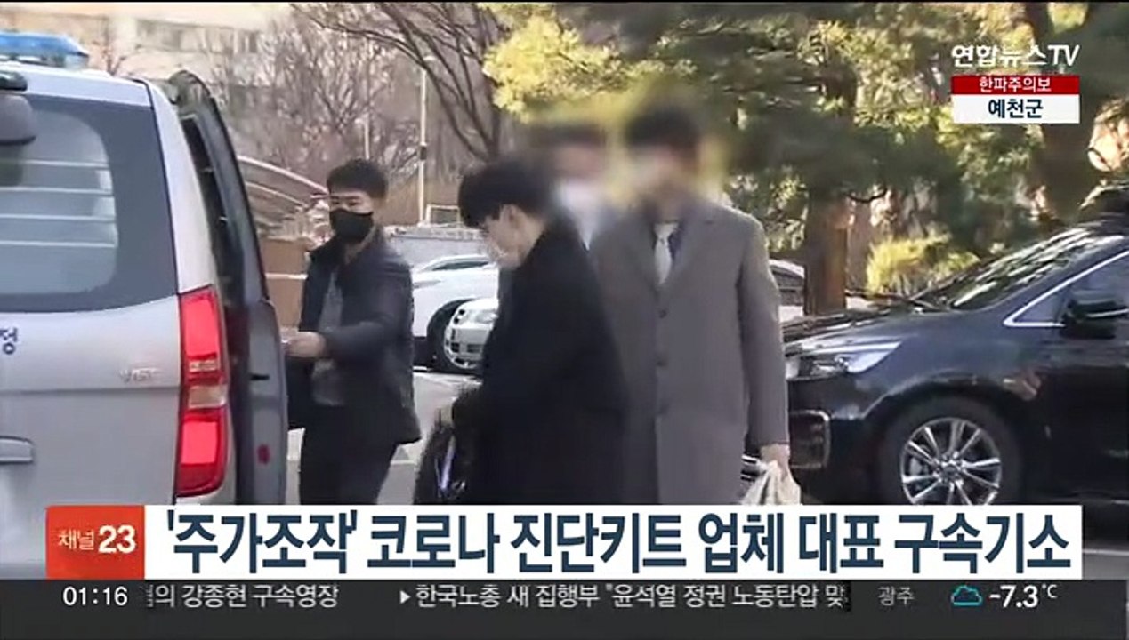 '주가조작' 코로나 진단키트 업체 대표 구속기소