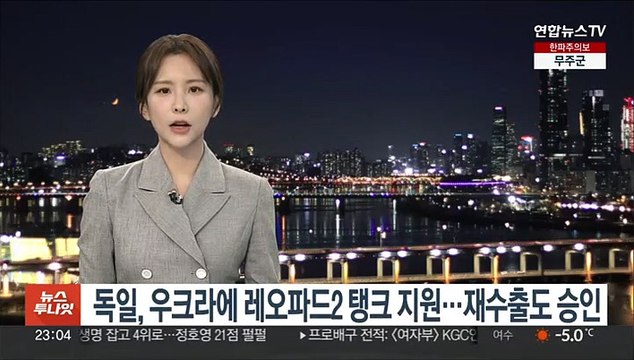 독일, 우크라에 레오파드2 탱크 지원…재수출도 승인