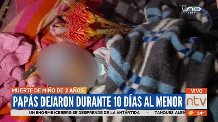 Papás dejaron durante 10 días al menor