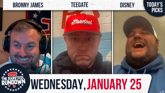 Get Him Off The Tour! - Barstool Rundown - January 25h, 2023