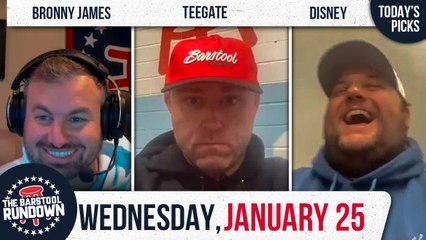 "Get Him Off The Tour!" - Barstool Rundown - January 25h, 2023