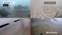 Security cameras catch tornado tearing through Deer Park