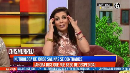 "Fue de despedida": Nutrióloga de Jorge Salinas sobre el beso que se dieron
