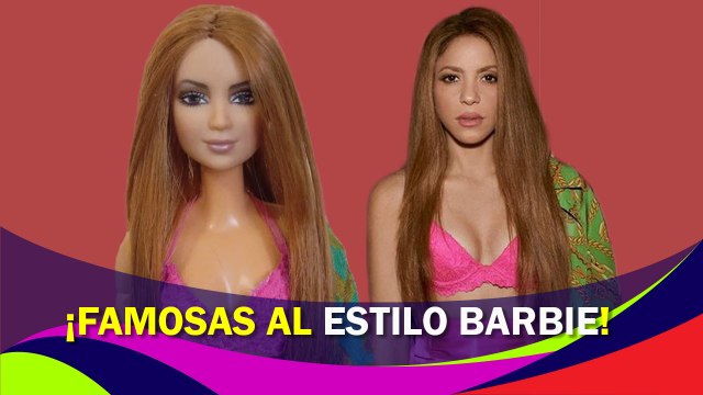 Varias famosas han sido inmortalizadas al estilo Barbie