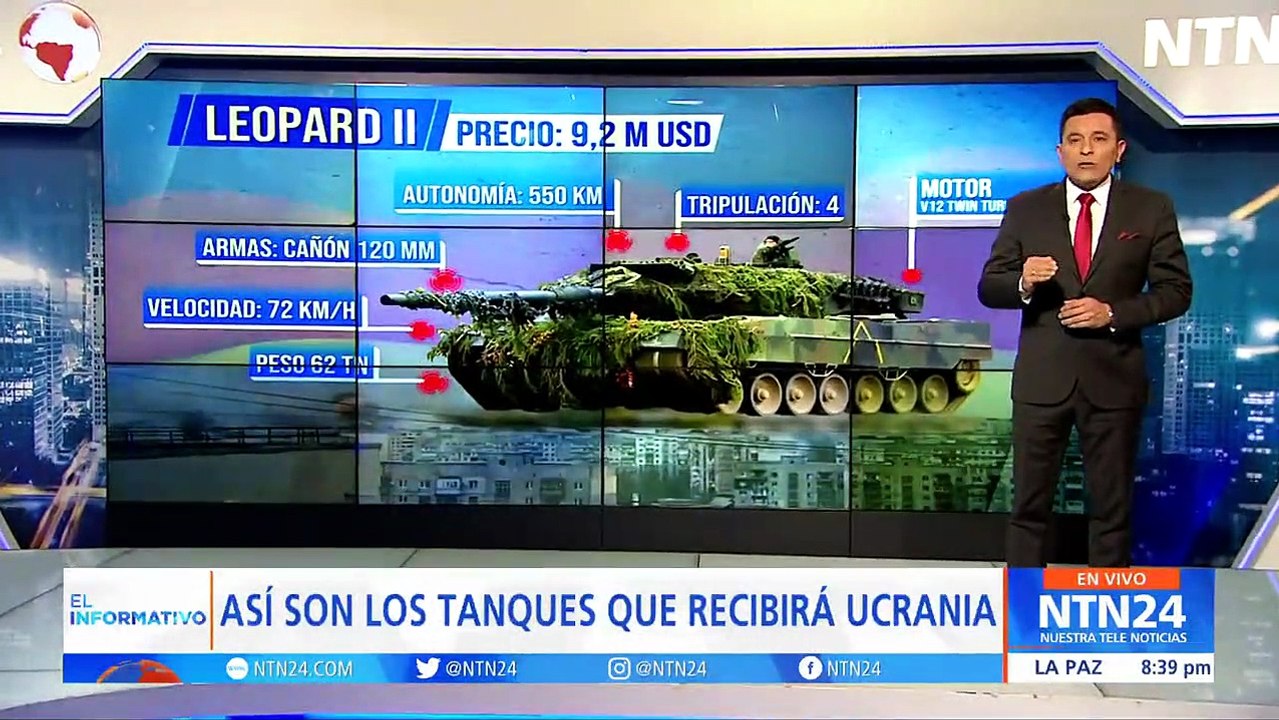 Así son los tanques que llegarán a Ucrania